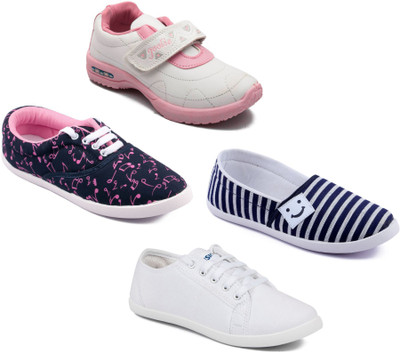 

Asian Women Casual & Running Shoes Combo Pack of 4 Casuals For Women(Multicolor