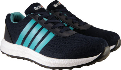 Action Synergy Men's 7256 NavyBlue/Green Sports Walking Shoes For Men(Navy, Blue
