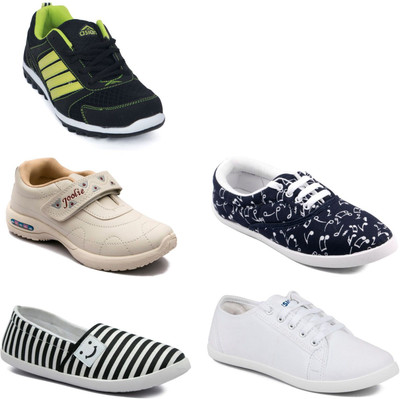 

Asian Women Casual & Running Shoes Combo Pack of 5 Casuals For Women(Multicolor