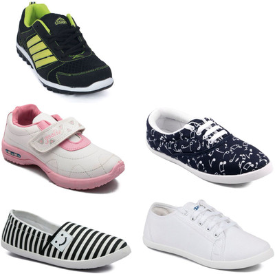 

Asian Women Casual & Running Shoes Combo Pack of  Casuals For Women(Multicolor