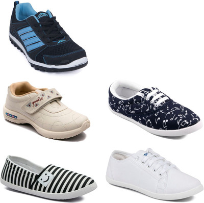 

Asian Women Casual & Running Shoes Combo Pack of 5 Casuals For Women(Multicolor
