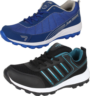 

Aero 02 Pair Combo Power Play For Men(Black, Blue, Blue, Grey, Black::cyan::rblue::grey