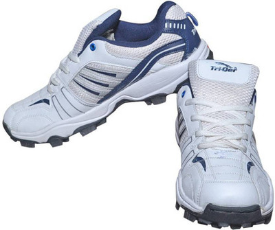 TRIQER Cricket Shoes For Men(White