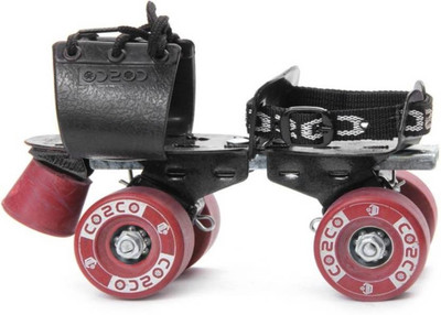 

Cosco Tenacity Super Jr. (16.5 - 19.5 cm) Age Group (3 - 6 Years) Quad Roller Skates - Size 8 - 11 UK(Multicolor), Maroon