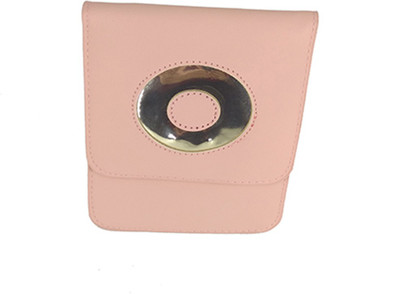 

BAEnagari Women Casual Pink PU Sling Bag