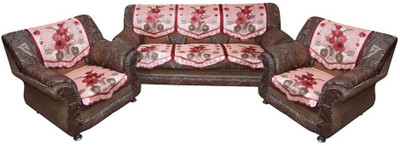 KUBER INDUSTRIES Cotton 3 Seater Sofa Solid Cover(Pack of 1 Maroon)