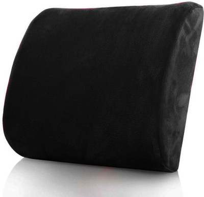 

Lifestyle-You Memory Foam Lumbar Back Support Cushion for Home and Office Chair Back Support(Black