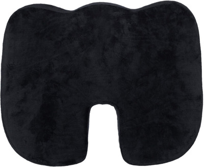 

Store2508 Coccyx Orthopedic Memory Foam Seat Cushion Pad Lumbar Support Pillow (Black) Lumbar Support(Black