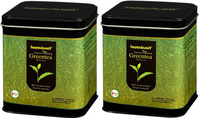 

Healthbuddy Premium Darjeeling Green Tea (Whole Leaf), 2 Packs of 100 gm Each Unflavoured Green Tea Box(200 g)