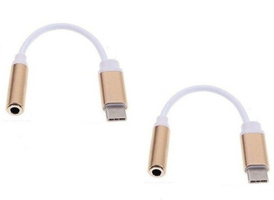 

Freya SET OF 2 Type-C to 3.5mm Female Jack Earphone USB Adapter(Multicolor)