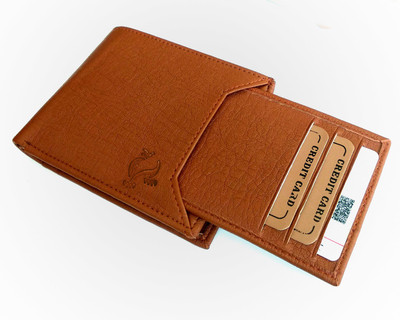 

White Bear Boys Tan Artificial Leather Wallet(3 Card Slots)