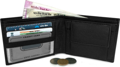

Kappasa Boys Black Artificial Leather Wallet(8 Card Slots)