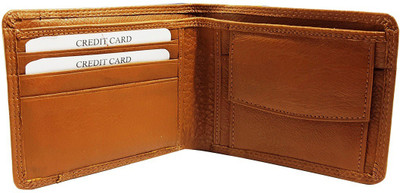 

AZOON WORLD Men Brown Genuine Leather Wallet(15 Card Slots)