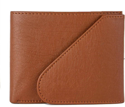 

Aussie youper Men Tan Artificial Leather Wallet(6 Card Slots)