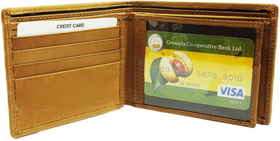

AZOON WORLD Men Black Genuine Leather Wallet(10 Card Slots)