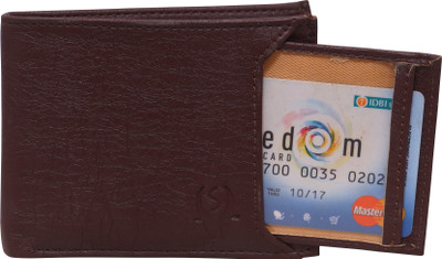

SAMTROH Men Brown Artificial Leather Wallet(6 Card Slots)