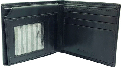 

AZOON WORLD Men Black Genuine Leather Wallet(8 Card Slots)
