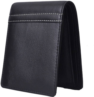 

Adam Zac Men Casual Black Genuine Leather Wallet(7 Card Slots)