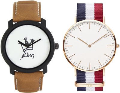 

CLOUDWOOD 18_CW33 Analog Leather Strap Dial Boy's Wrist Watch - For Men
