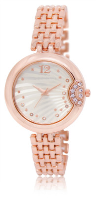 

SRK ENTERPRISE Girls Watch With Premium Look Rose Gold Color Designer Studded Diamond LR_228 Watch - For Girls
