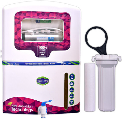 

Aquaultra A300 15 L RO + UV + MTDS Water Purifier(White)