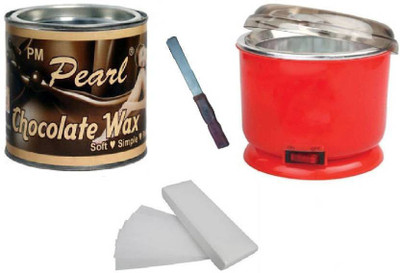 

ddh choclate wax with automatic wax heater , 65 wax strips and 1 knife(Set of 4)
