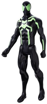 

Hasbro Marvel Spider-Man Titan Hero Series Big Time Spider-Man Figure(Black)
