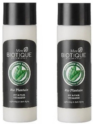 

BIOTIQUE BIO PLANTAIN FIT & FAIR VITALIZER LIGHTENING & ANTI-AGING FOR MEN 120ML(240 ml)