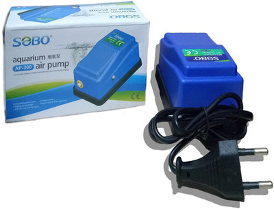 

Sobo Air Pump AP-300 | Power:3W | Output:3.5L/min | Pressure:0.02Mpa | Air Aquarium Pump(57 cm)