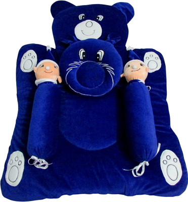My Little Champ Baby Bedding Set Baby Bed Set Bear(Fabric, Blue)