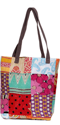 

Indistar Men & Women Casual Multicolor Cotton Tote