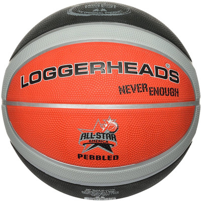 

Loggerheads Pebbled Basketball - Size: (Pack of 1, Multicolor, Orange;black