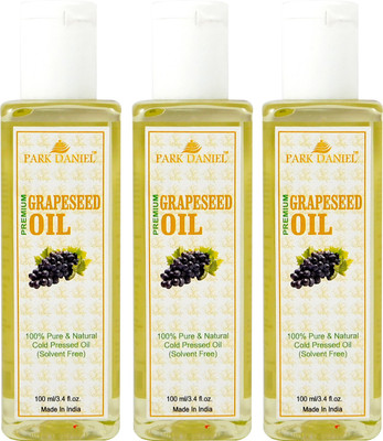 

Park Daniel Premium Grapeseed oil combo pack of 3 bottles of 100 ml(300 ml)(300 ml)
