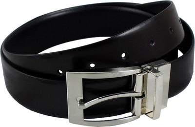 

Bulchee Men Formal, Casual Black Genuine Leather Reversible Belt