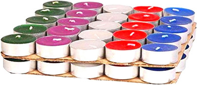 

CSU Tealight Candles (Pack of 50) Multicolor Candle(Multicolor, Pack of 50)