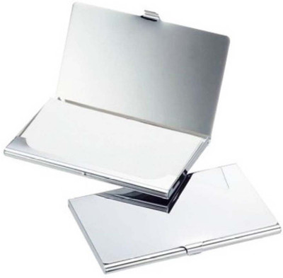 Worldlookenterprises 6 Card Holder(Set of 1, Silver)