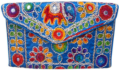 

The Living Craft Casual Multicolor Clutch