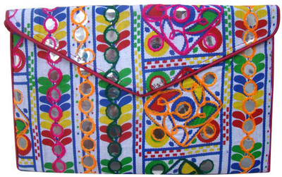 

The Living Craft Casual Multicolor Clutch