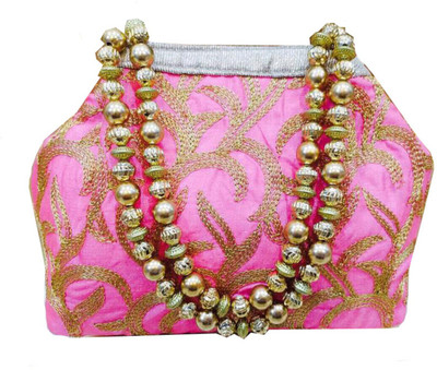 

Craftbazaar Party Pink Clutch