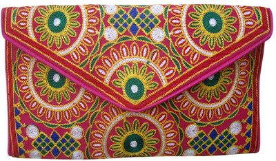 

The Living Craft Casual Multicolor Clutch