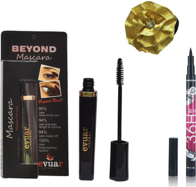 

Evuar Beyond Mascara Water Proof, Pencil Eyeliner and band(Set of 3)