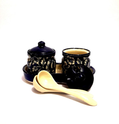 

Indeasia Srijan 7 Piece Condiment Set(Stoneware)