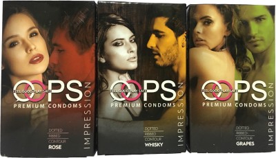 

Oops condom extra feel condom Condom(Set of 3, 30S)