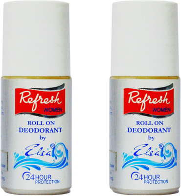

Elsa Refresh Antiperspirant Simply Clean 3.4 Deodorant Roll-on - For Women(80 g, Pack of 2)