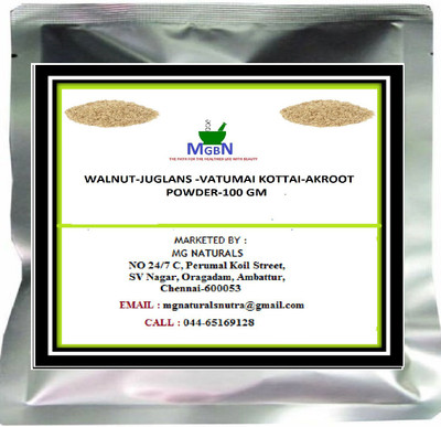 

MGBN WALNUT-JUGLANS -VATUMAI KOTTAI-AKROOT POWDER-100 GM(100 g)