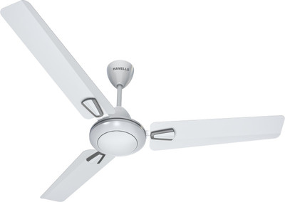 

Havells 1200 MM FAN VOGUE PEARL WHT. SILVER 3 Blade Ceiling Fan(Pearl White Silver, Pack of 1)
