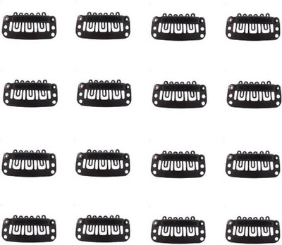

Fully Extension set of 16 Hair Clip Hair Clip(Black)