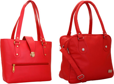 

Lady bar Hand-held Bag(Red)