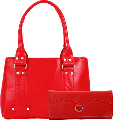 

Lady bar Shoulder Bag(Red)