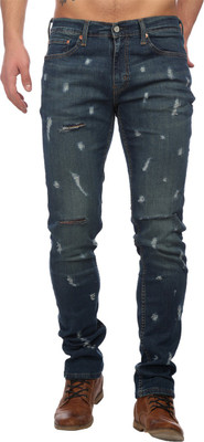ESTROLO Slim Men Blue Jeans